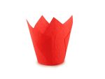 Форма бумажная Тюльпан, красная, размер 50*80 мм 6