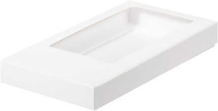 Коробка для шоколада, белая, размер 18*9*1,7см