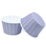 Капсула для капкейков усиленная, сиреневая, размер 50*40 мм 3