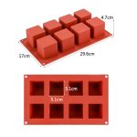 Форма силиконовая Куб, 8 ячеек 5