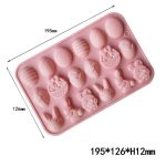 Форма силиконовая Пасхальный набор, 18 ячеек 6
