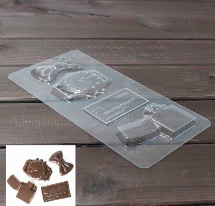 Форма 12 Новогодние шары Полосы/Стяжки d 5 см, 4 ячейки 8