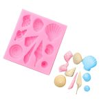 Молд силиконовый Ракушки, 10 ячеек 3