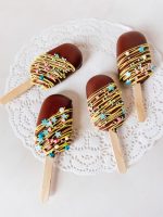 Форма силиконовая, Эскимо маленькое, 4 ячейки 11