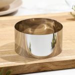 Форма для выпечки неразъемная, Круг, размер: 10 см h5 4