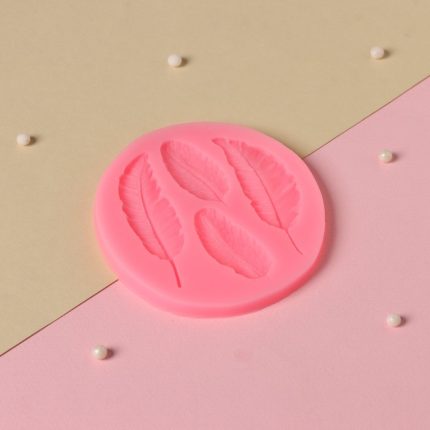 Молд силиконовый Перышки, 4 ячейки