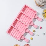 Форма силиконовая для эскимо Спираль, 4 ячейки 4