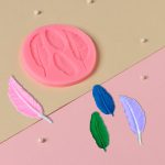 Молд силиконовый Перышки, 4 ячейки 5