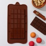 Форма силиконовая для шоколада Плитка цельная 4