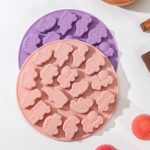 Молд силиконовый круглый Машинки, 17 ячеек 4