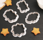 Набор кондитерских выемок Рамки, 4 шт 4