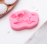 Молд силиконовый Ангел с букетом 5