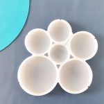 Форма силиконовая для леденцов Кругляши, 6 ячеек 11