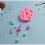 Молд силиконовый Ракушки большие, 10 ячеек 4