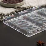 Форма пластиковая для шоколада LOVE, 3 ячейки 9