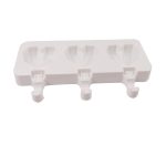 Форма силиконовая для эскимо Алмазные сердца, 3 ячейки 11