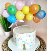 Воздушные шарики для торта цветные, 20 шт 5