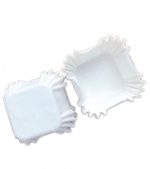 Тарталетка для конфет 33*33*18 мм КВАДРАТ, цвет белый 3