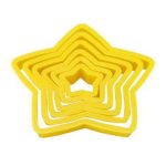 Набор пластиковых вырубок Звездочки, 6 штук 5