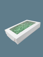 Коробка для пряников 20*12*3,5 см дно ажур/вклеенное окно 8