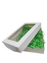 Коробка для пряников 20*12*3,5 см дно ажур/вклеенное окно 4