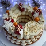 Вырубка Круг (Новогодний венок) с центральным отверстием 5