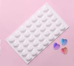 Форма силиконовая Сердца 2,5*2,3 см, 35 ячеек 3