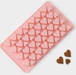 Форма силиконовая Сердечки, 56 ячеек 3