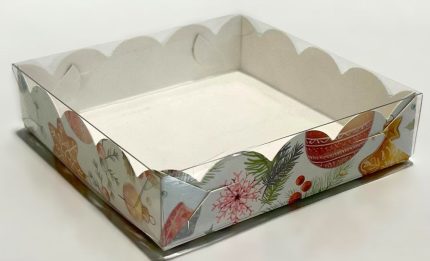 Коробка розовая, размер 15*15*3,5 см 6