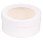 Коробка Круг, белая 8