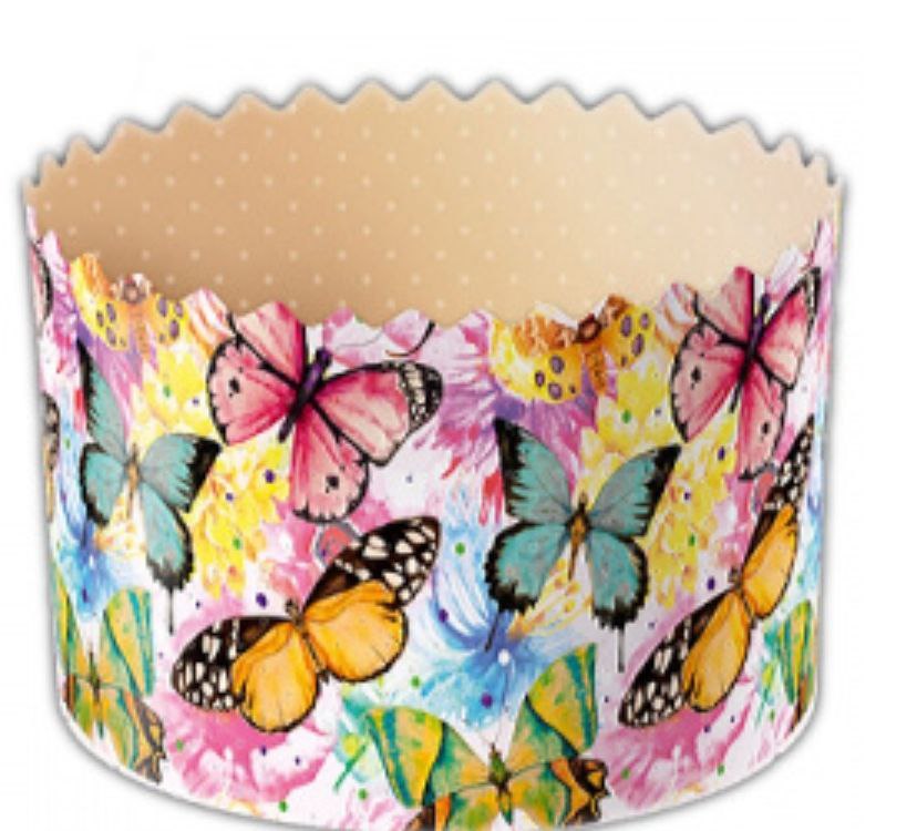 Форма бумажная для кулича Пастель микс, размер 70*85 мм 26